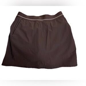 Soybu Womens Skort Purple Skirt Inner-Shorts Pockets Elastic Waist S